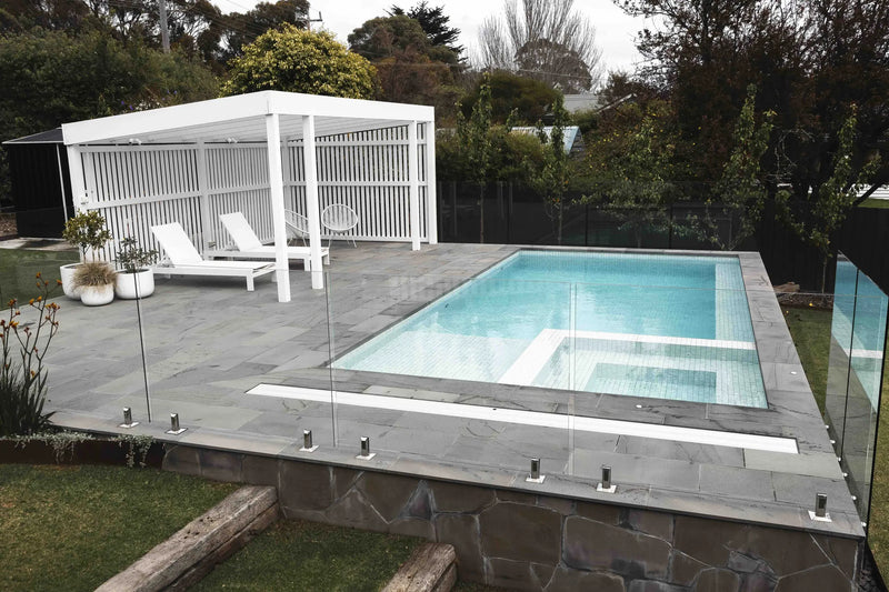 Dromana concrete pool with views by Fine Art Pools
