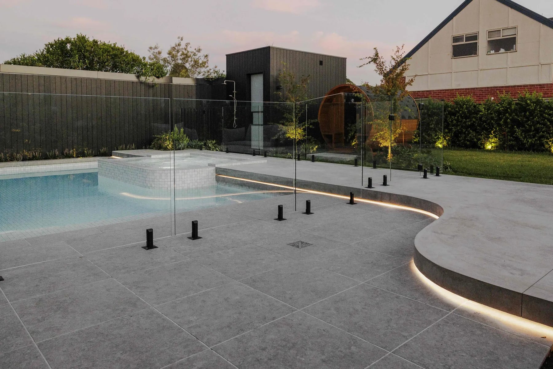 Concrete pool project in Melbourne by Fine Art Pools