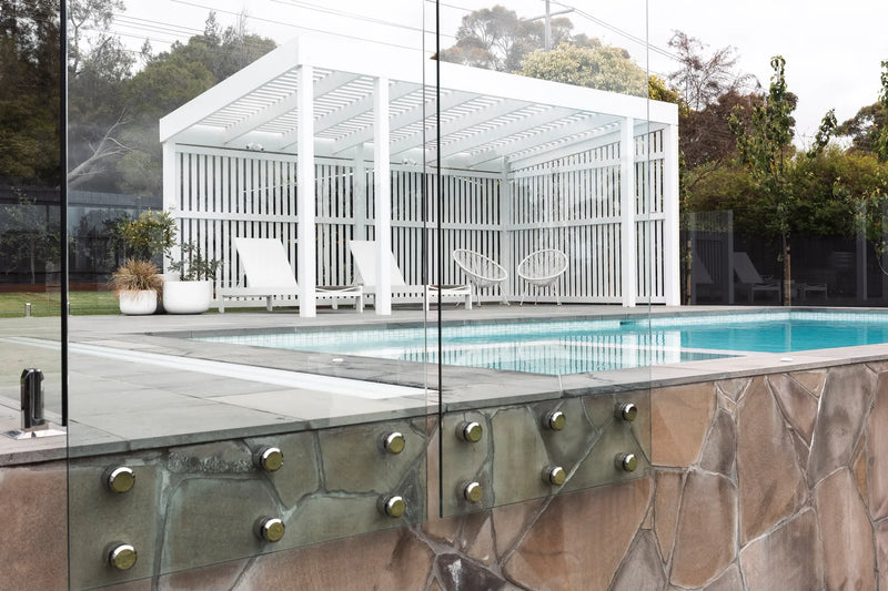 Dromana concrete pool with views by Fine Art Pools