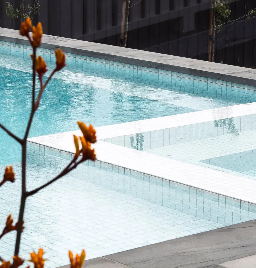 Dromana concrete pool with views by Fine Art Pools