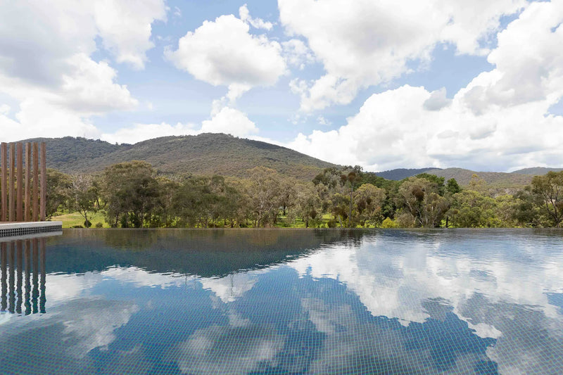 Kilsyth infinity edge concrete pool by Fine Art Pools
